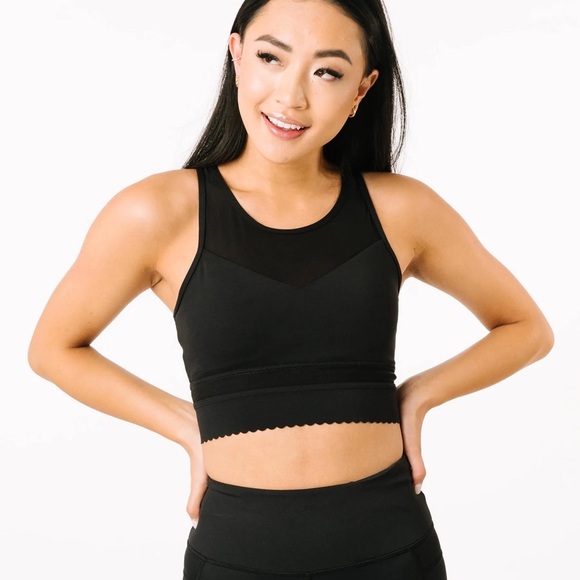 Zyia Black Star Mesh Bra - Picture 3 of 7